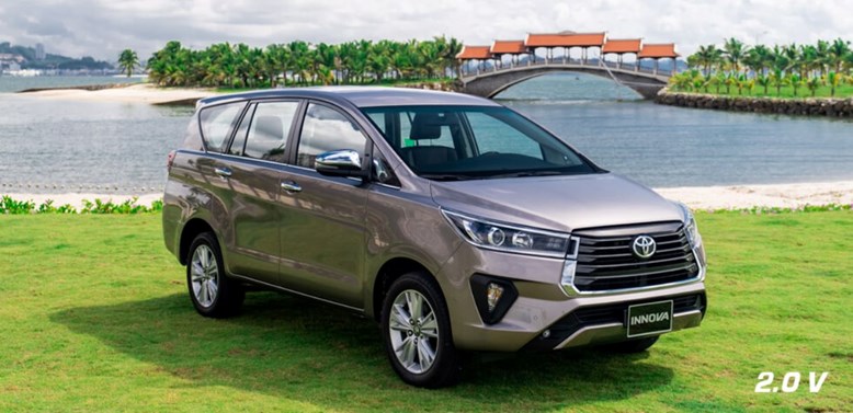 Thiết kế ngoại thất xe Innova 7 chỗ