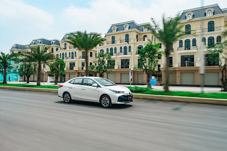 Toyota Vios 2023 với ngoại hình trẻ trung, cá tính