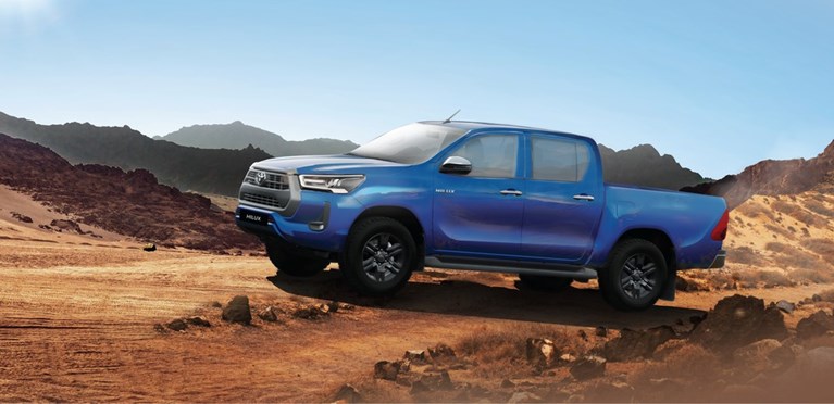 Xe Hilux thuộc dòng bán tải.