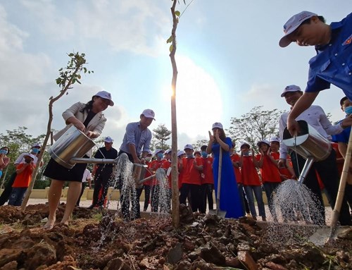 Lễ phát động chương trình xanh hóa học đường